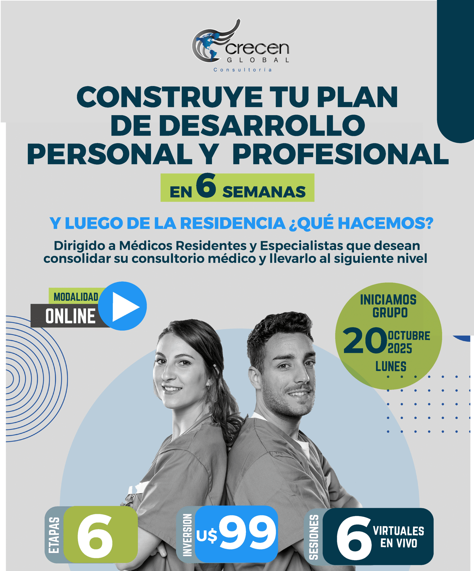 Programa de Formación Virtual - Construye tu plan de desarrollo personal y profesional en 6 semanas